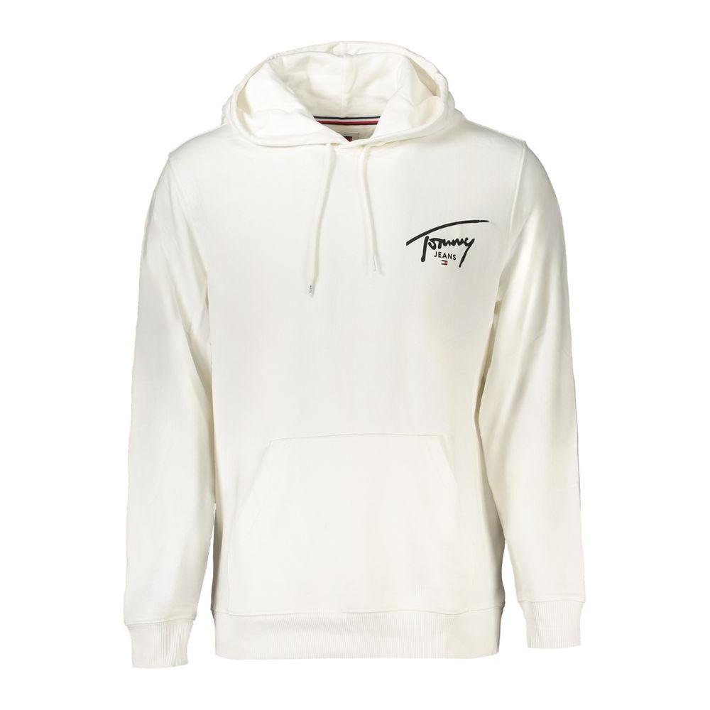 Tommy Hilfiger White Cotton Men Sweater