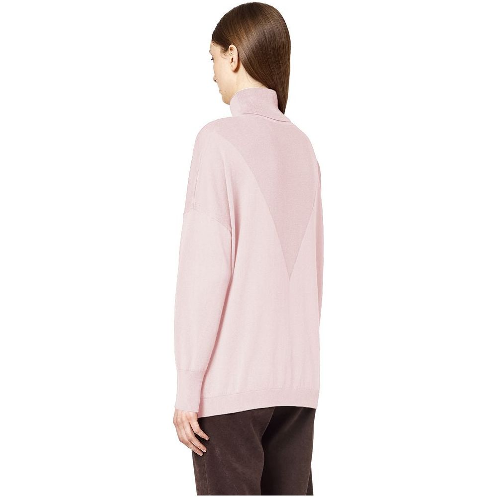 Alpha Studio Pink Silk Sweater