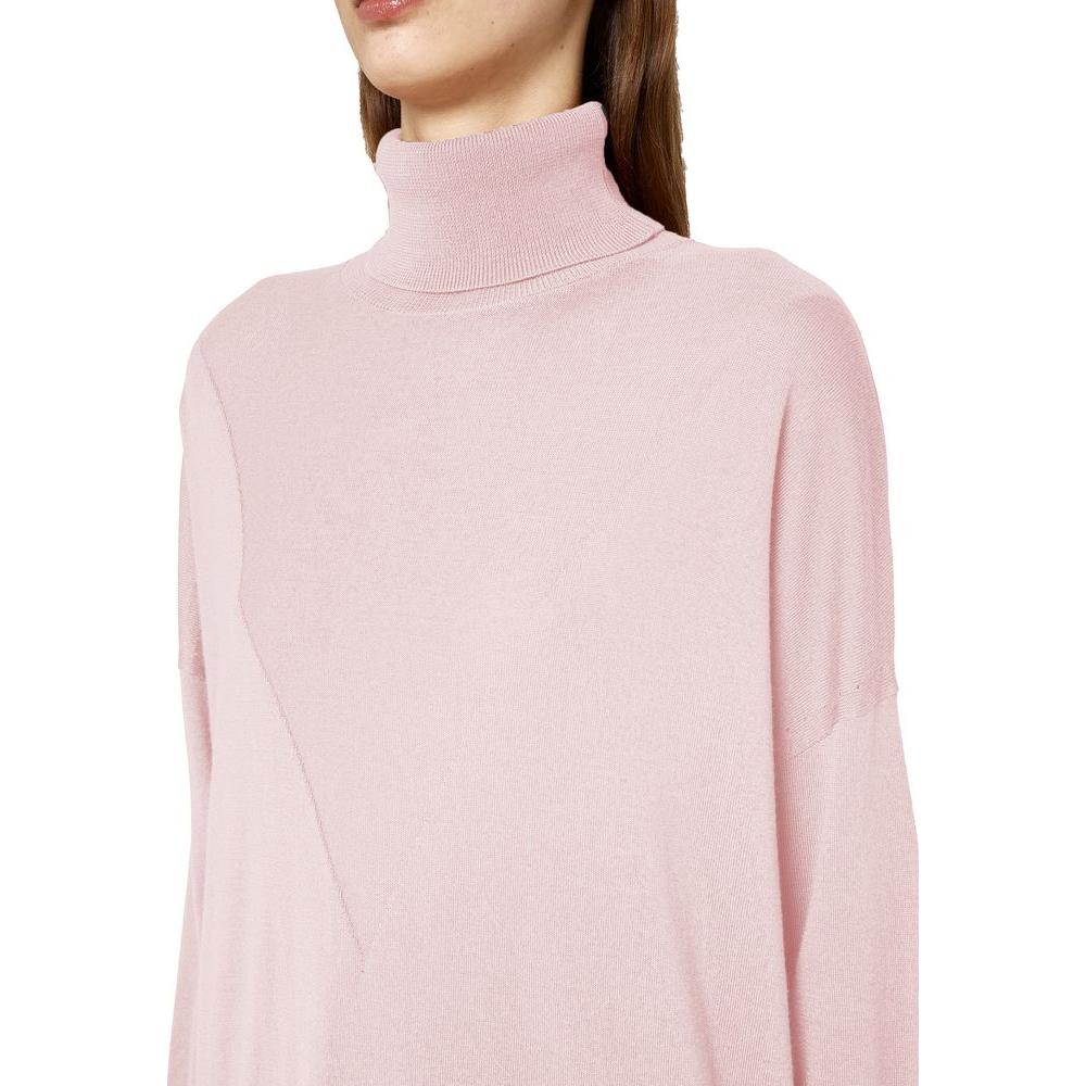 Alpha Studio Pink Silk Sweater