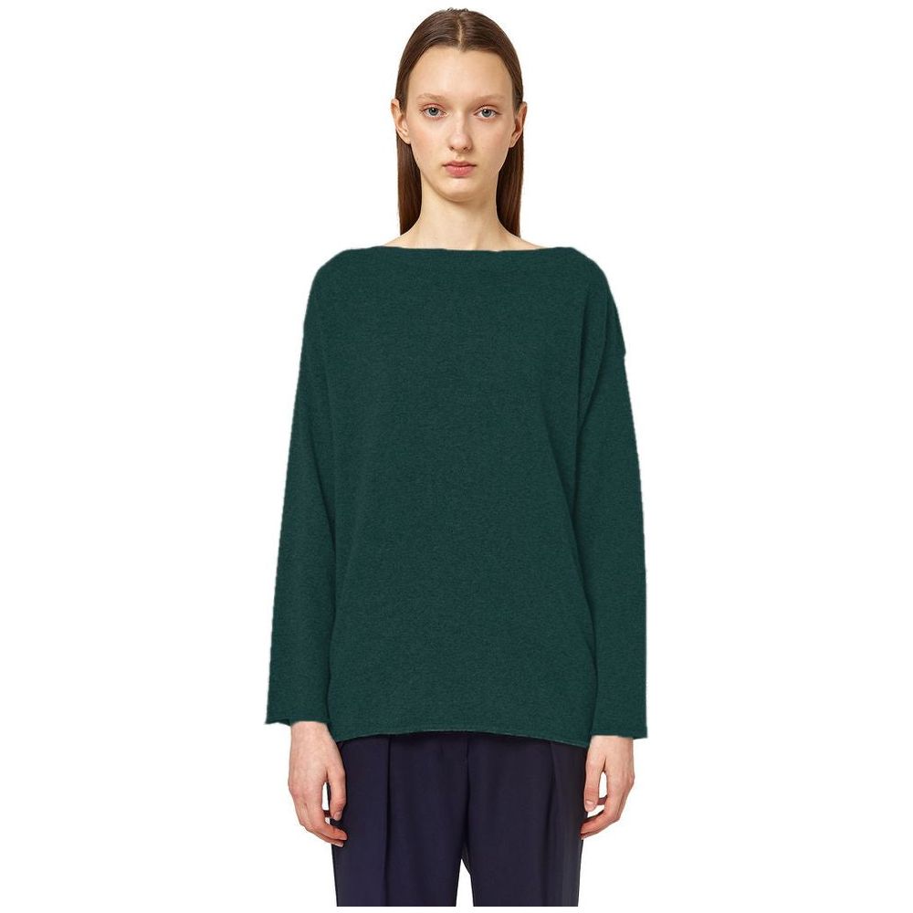 Alpha Studio Green Silk Sweater