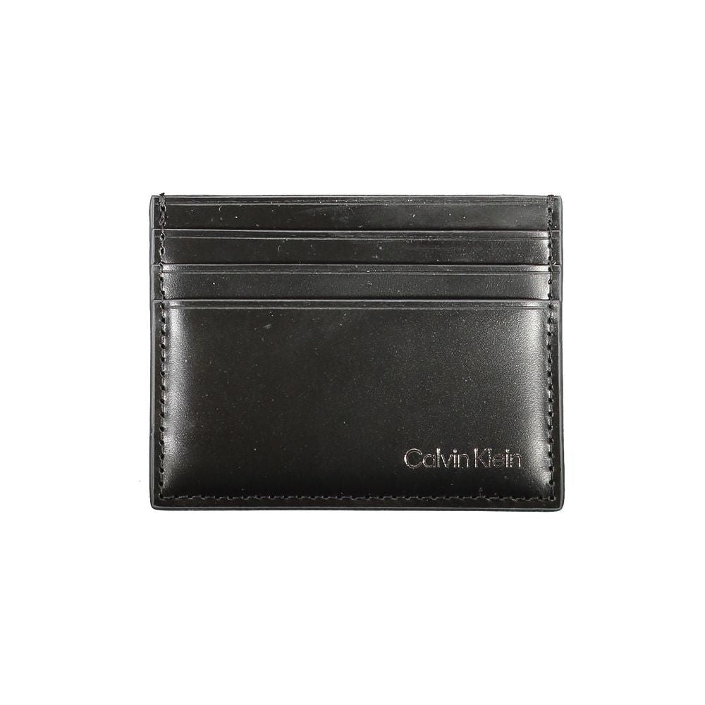 Calvin Klein Black Leather Wallet Calvin Klein