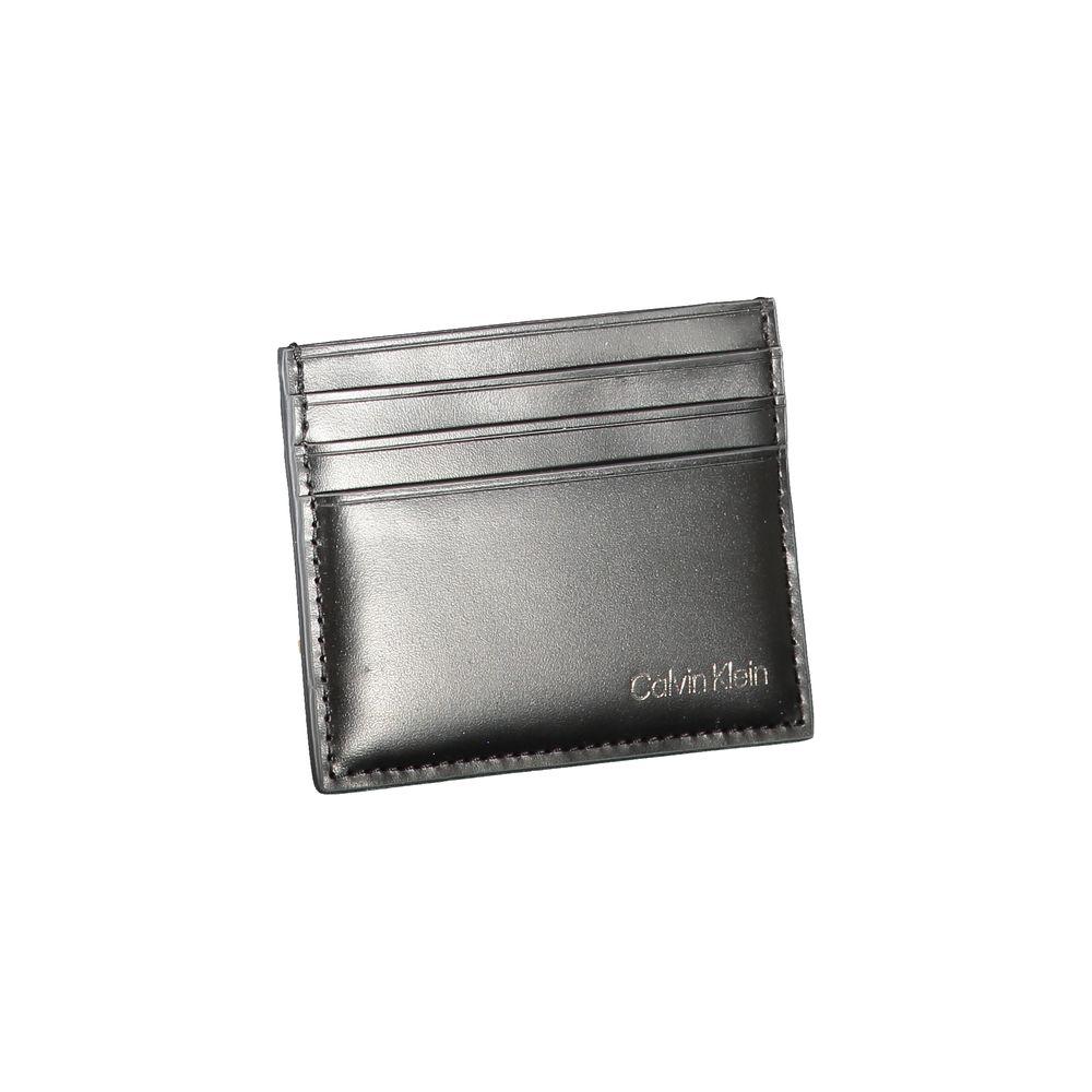 Calvin Klein Black Leather Wallet Calvin Klein