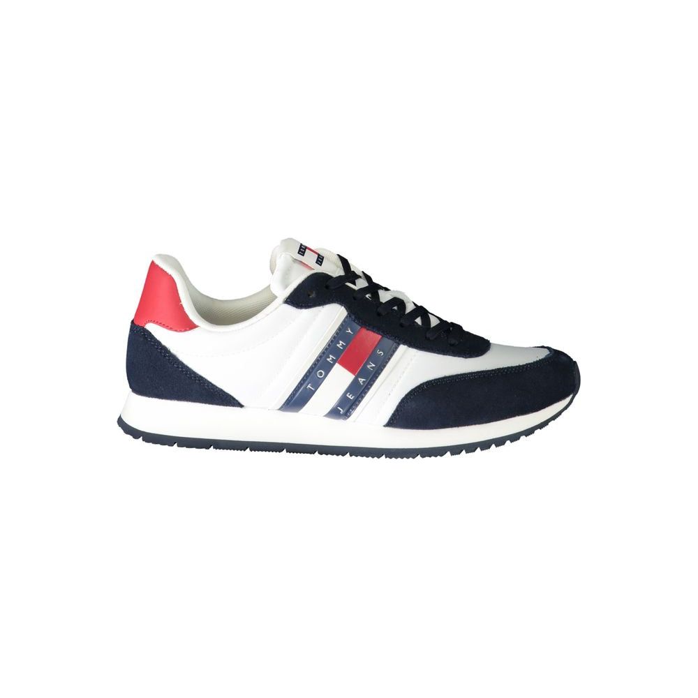 Tommy Hilfiger White Leather Men Sneaker