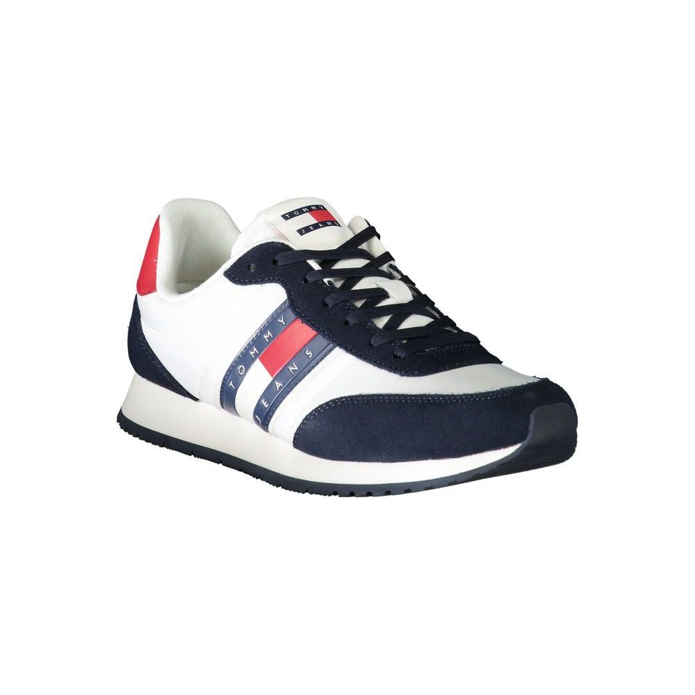 Tommy Hilfiger White Leather Men Sneaker