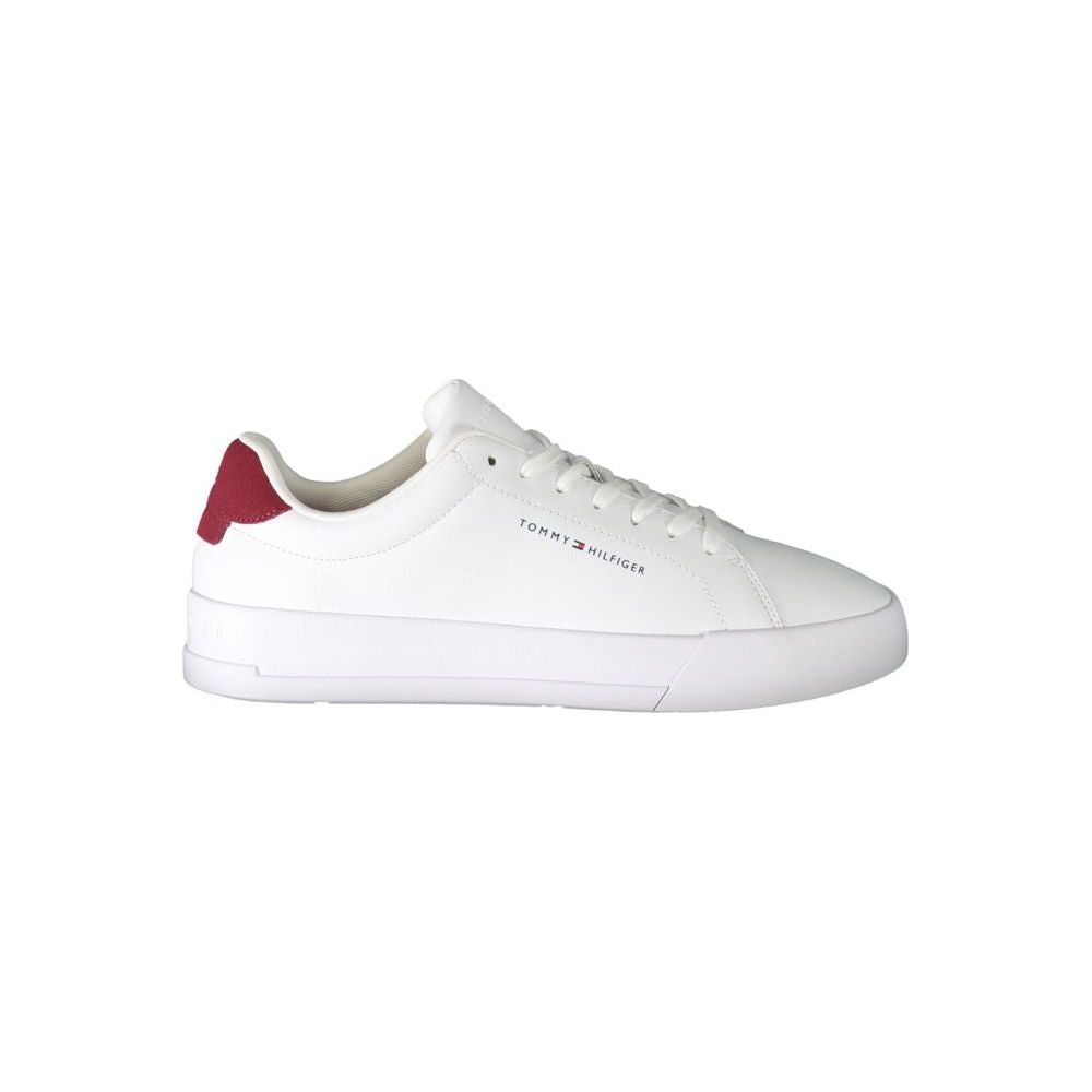 Tommy Hilfiger White Leather Men Sneaker