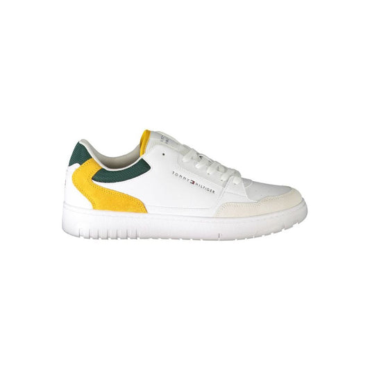 Tommy Hilfiger White Polyethylene Men Sneaker