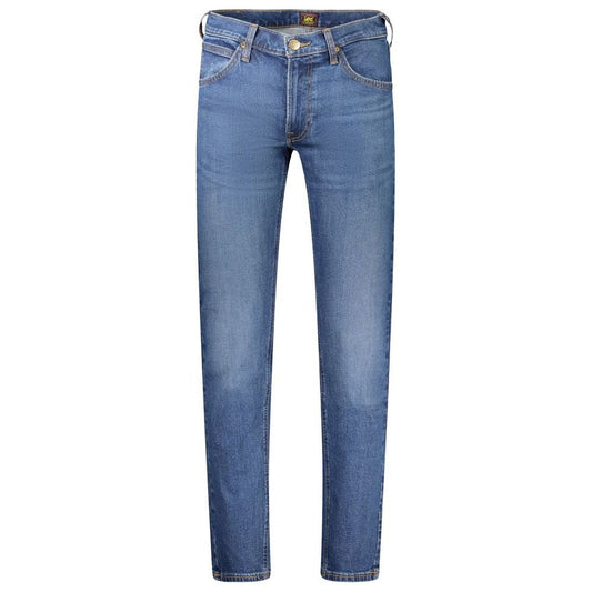 Lee Blue Cotton Men Jeans