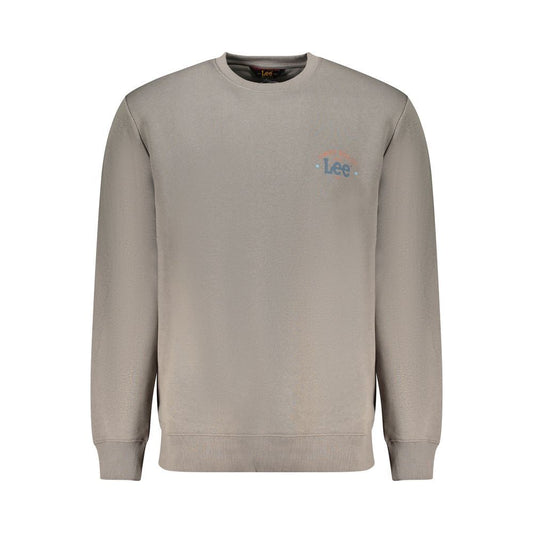 Lee Gray Cotton Men Sweater