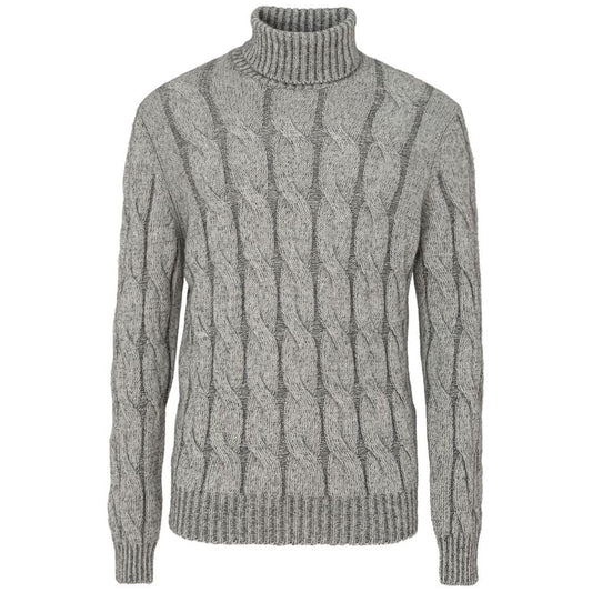 Gran Sasso Gray Cashemere Sweater Gran Sasso