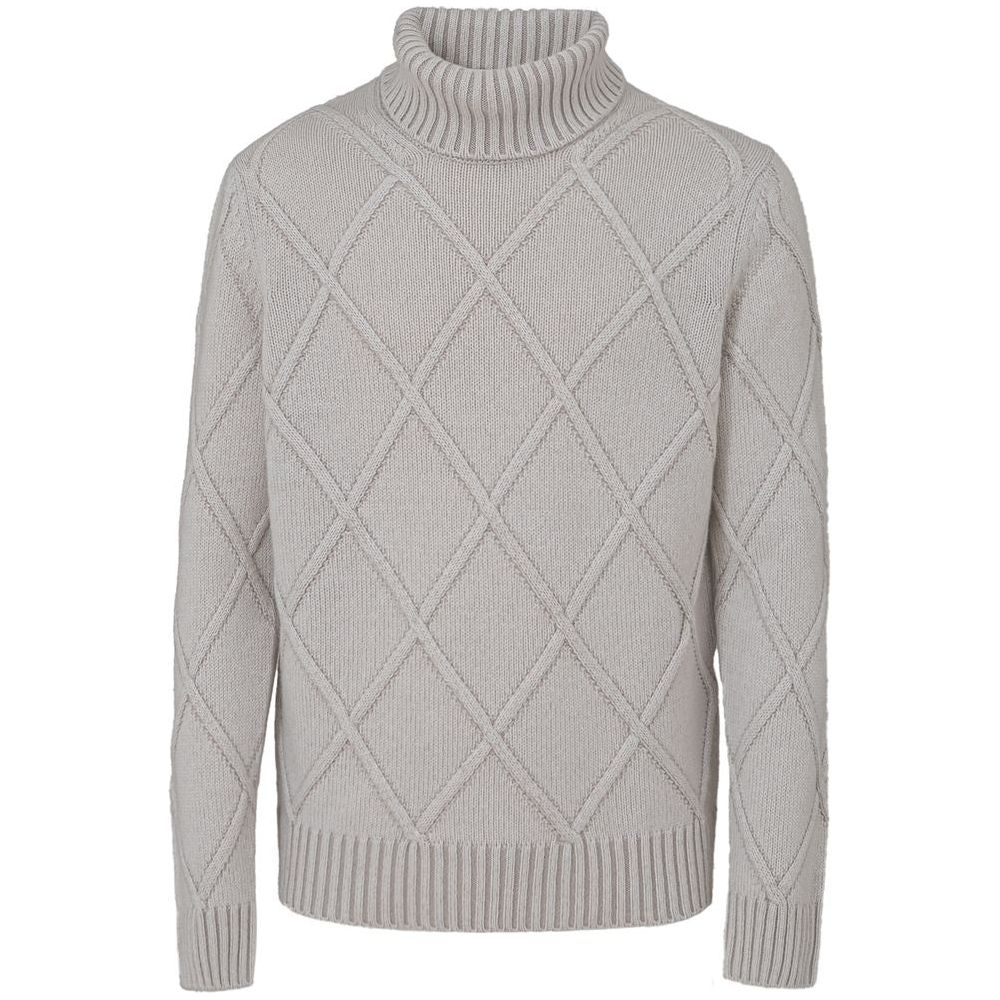 Gran Sasso Gray Wool Sweater Gran Sasso