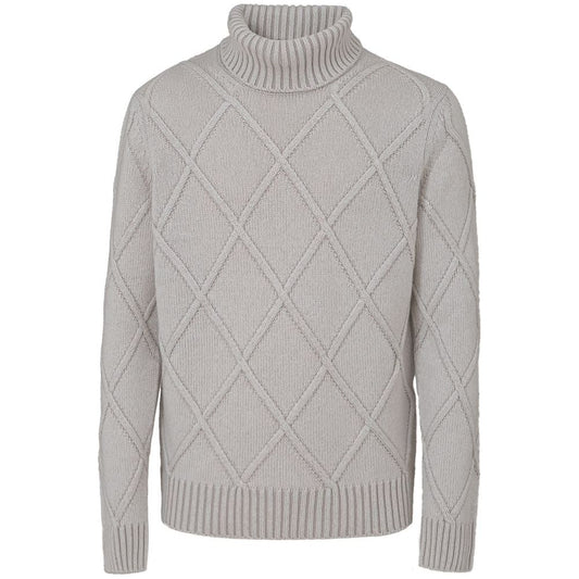 Gran Sasso Gray Wool Sweater