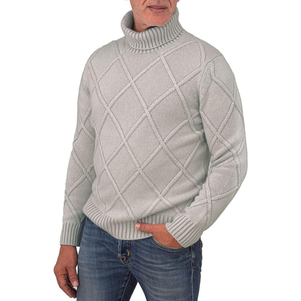 Gran Sasso Gray Wool Sweater