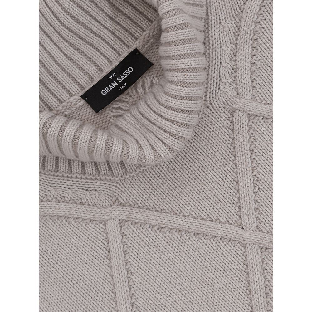 Gran Sasso Gray Wool Sweater