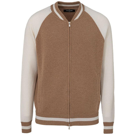 Gran Sasso Brown Cashmere Jacket