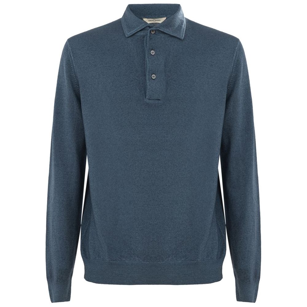 Gran Sasso Blue Wool Sweater Gran Sasso