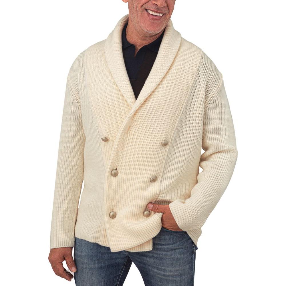 Gran Sasso White Wool Cardigan Gran Sasso