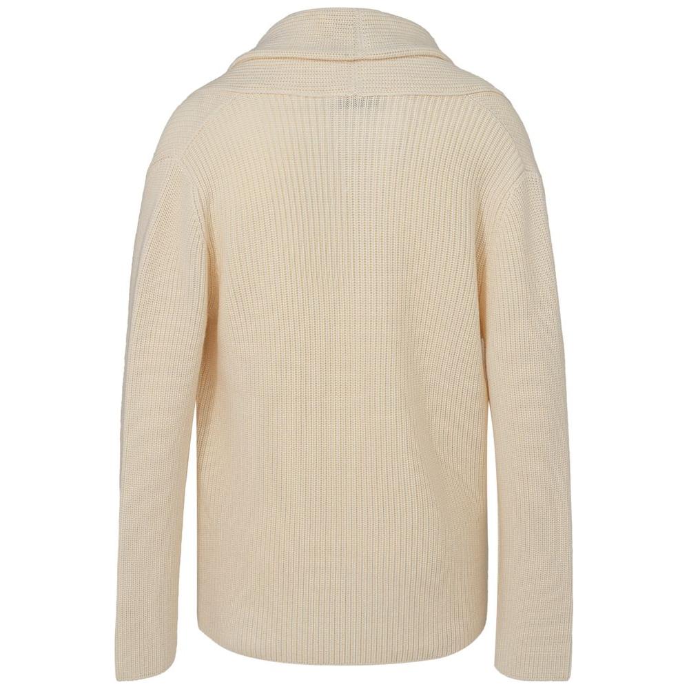 Gran Sasso White Wool Cardigan