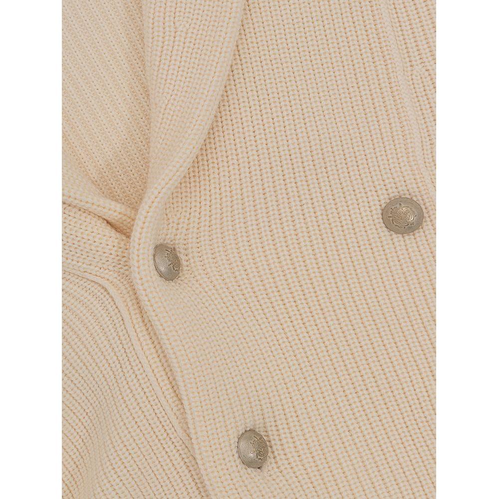 Gran Sasso White Wool Cardigan Gran Sasso