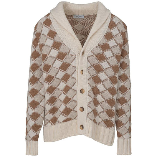 Gran Sasso Bicolor Wool Cardigan Gran Sasso