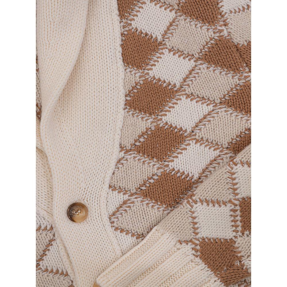 Gran Sasso Bicolor Wool Cardigan Gran Sasso