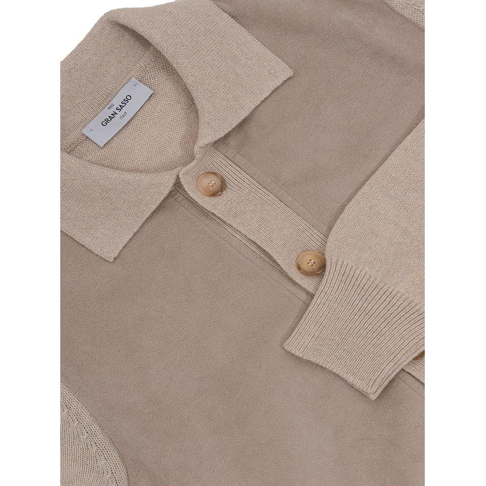 Gran Sasso Beige Wool Jacket