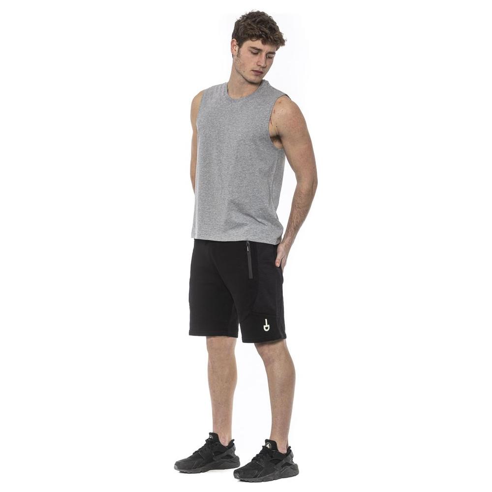 Tond Gray Cotton Men's Tank Top Tond