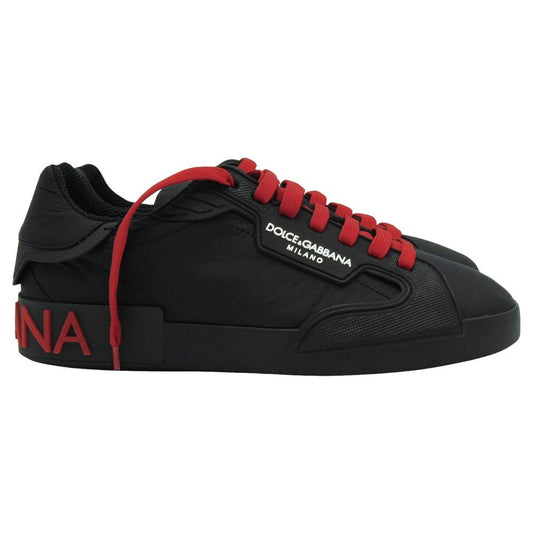 Dolce & Gabbana Black Polyester Sneaker