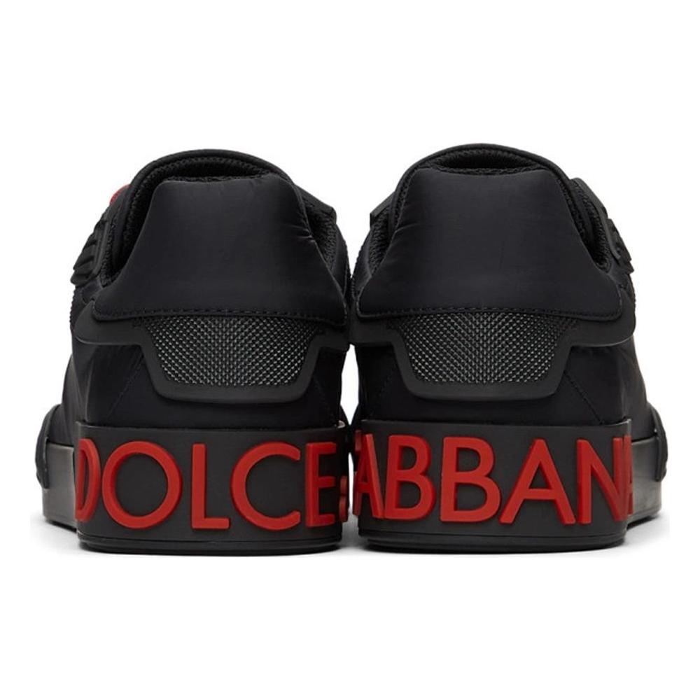 Dolce & Gabbana Black Polyester Sneaker Dolce & Gabbana