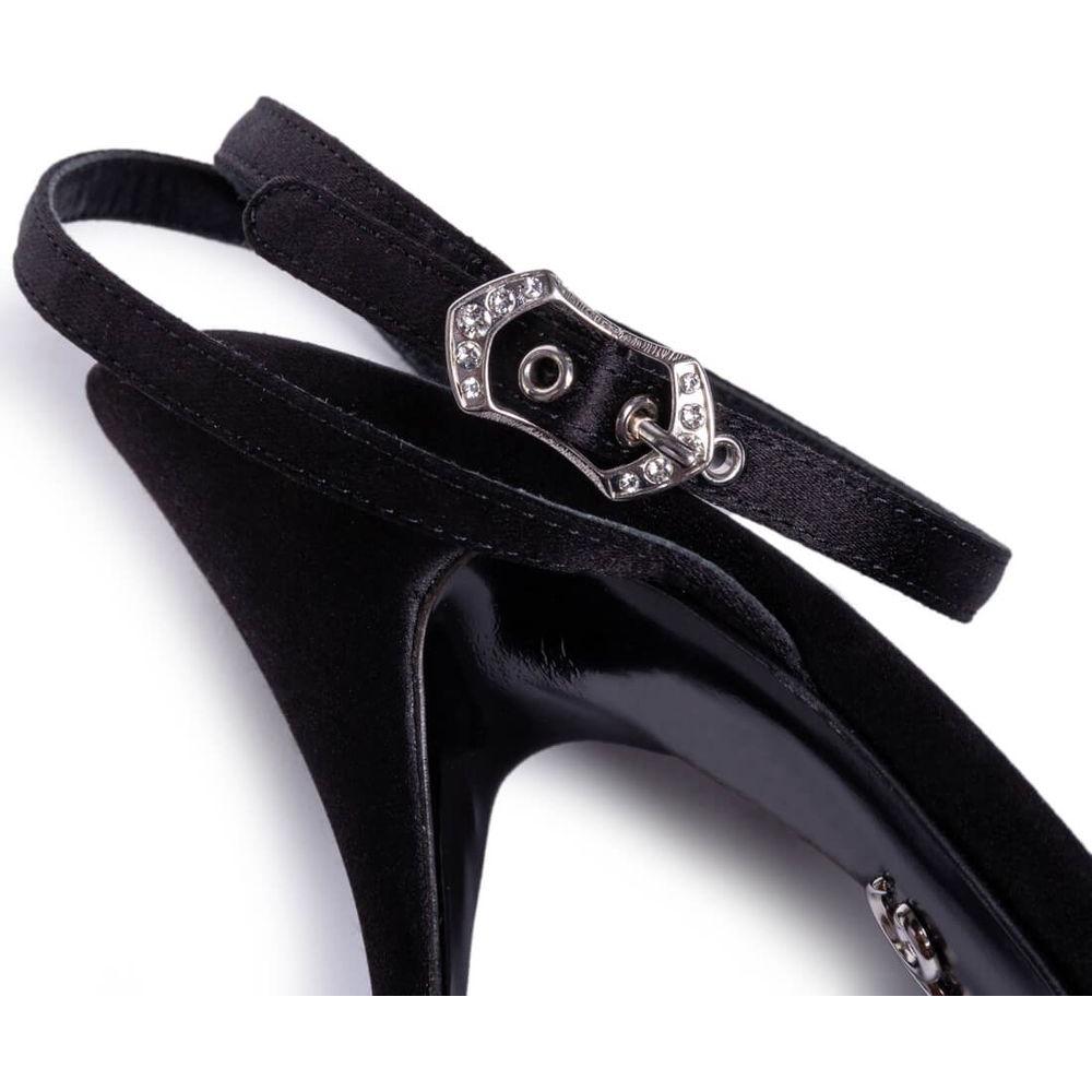 Dolce & Gabbana Black Leather Di Capra Sandal