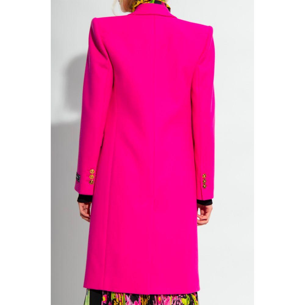 Versace Fuchsia Viscose Jackets & Coat Versace