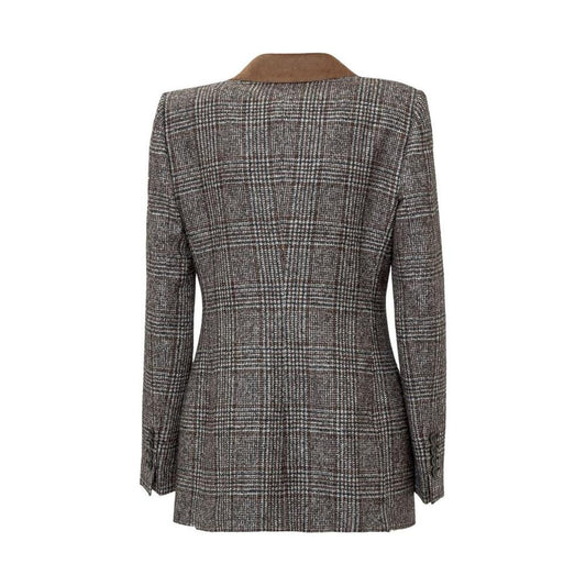 Dolce & Gabbana Brown Wool Jackets & Coat