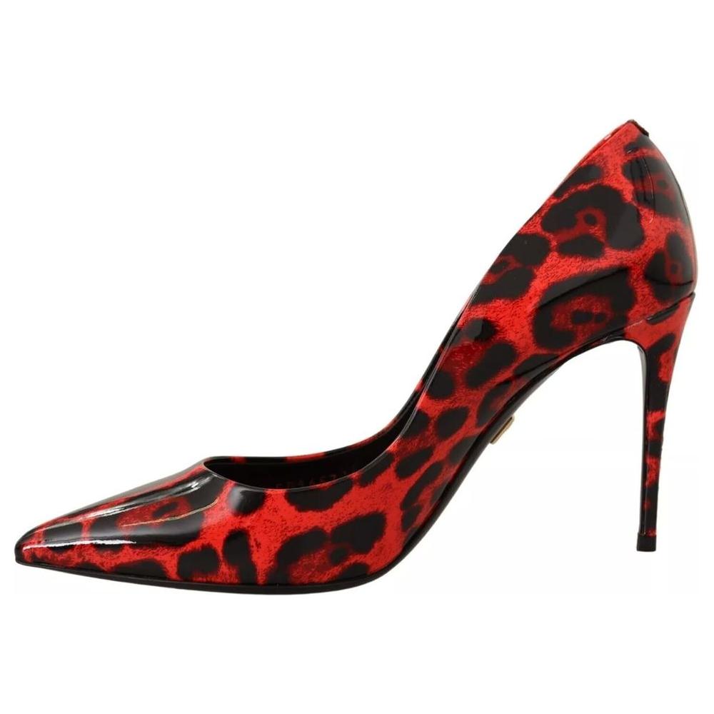 Dolce & Gabbana Red Leather Di Calfskin Pump Dolce & Gabbana