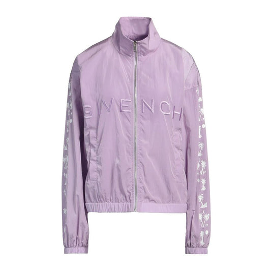 Givenchy Purple Nylon Jackets & Coat Givenchy