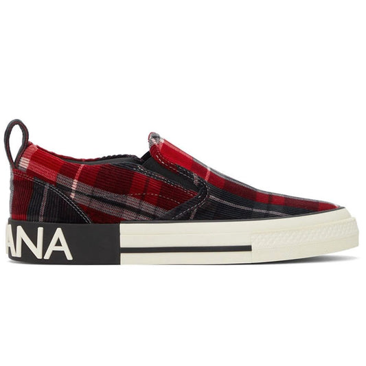 Dolce & Gabbana Red Cotton Sneaker Dolce & Gabbana