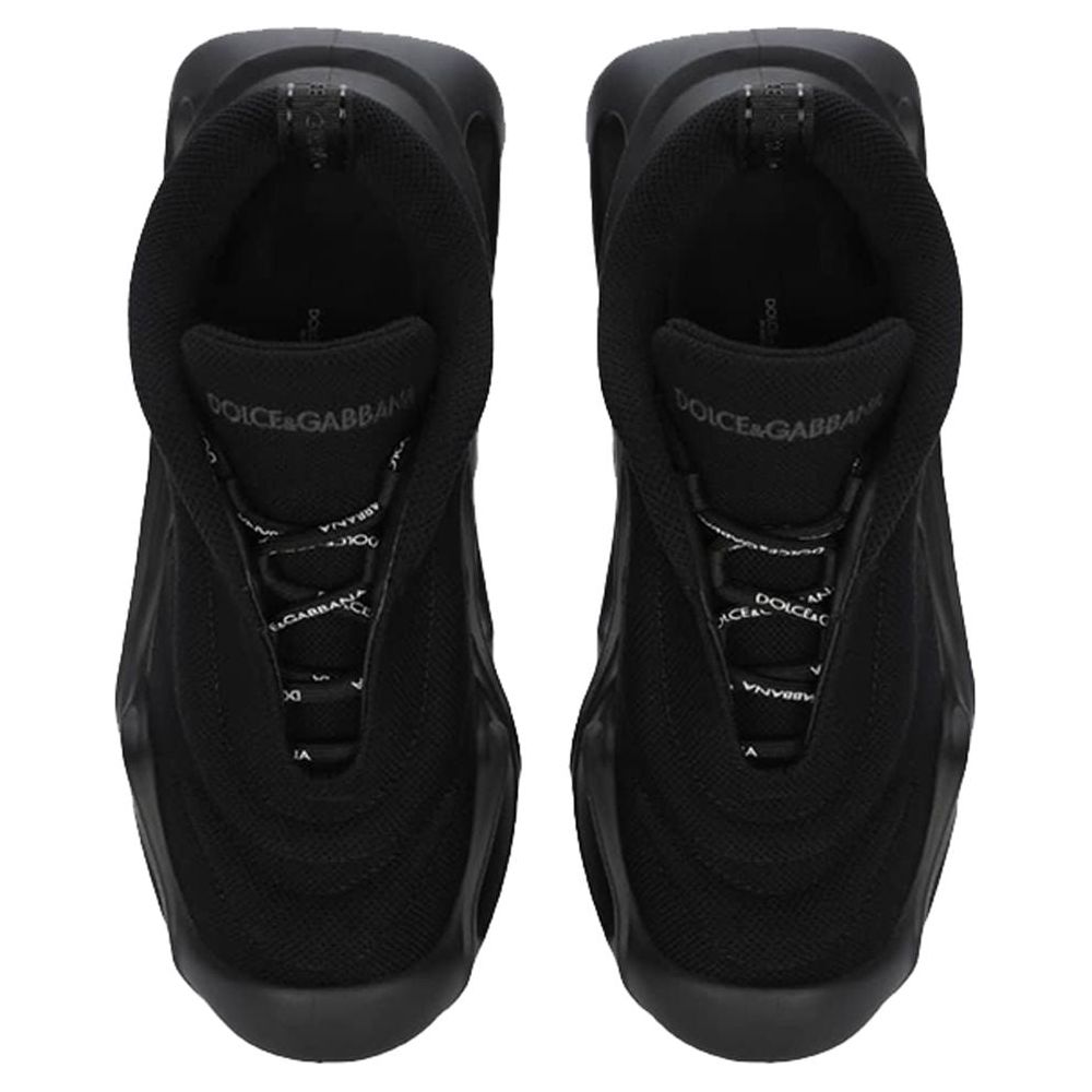 Dolce & Gabbana Black Polyester Sneaker Dolce & Gabbana