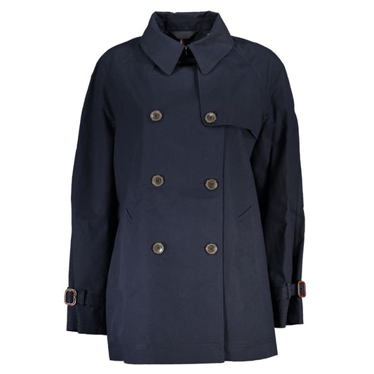 Tommy Hilfiger Blue Cotton Jackets & Coat