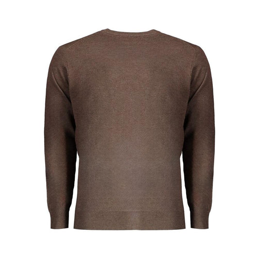 Norway 1963 Brown Wool Men Sweater