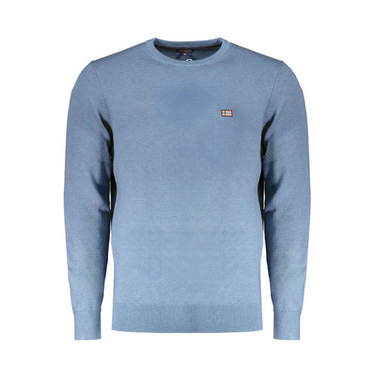 Norway 1963 Light Blue Wool Men Sweater Norway 1963