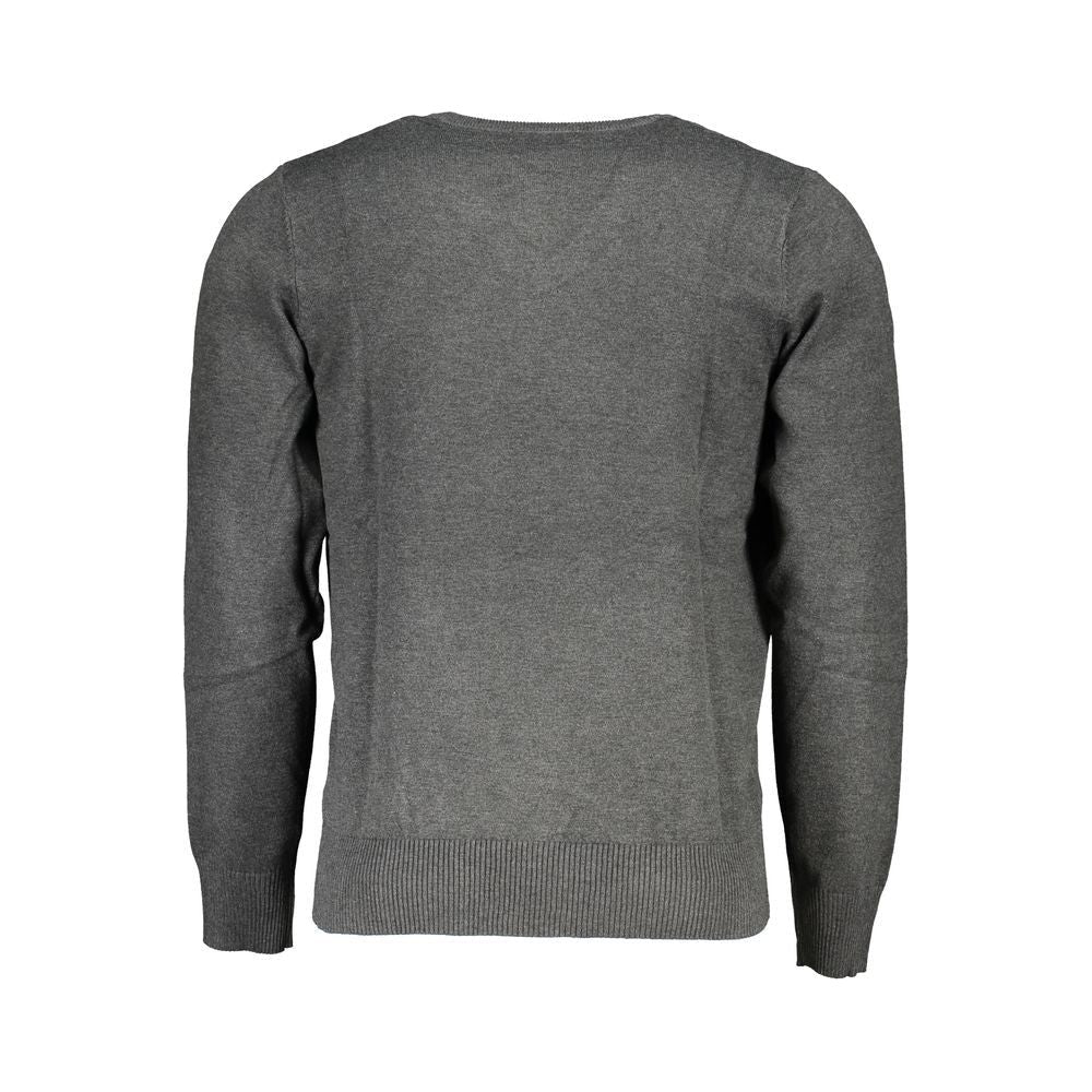 U.S. Grand Polo Gray Nylon Sweater