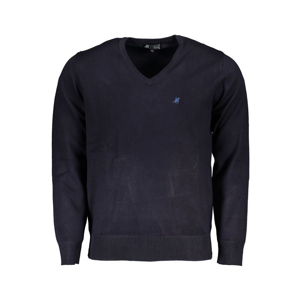 U.S. Grand Polo Blue Nylon Sweater