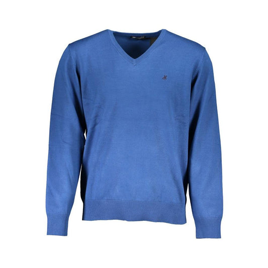 U.S. Grand Polo Blue Nylon Sweater