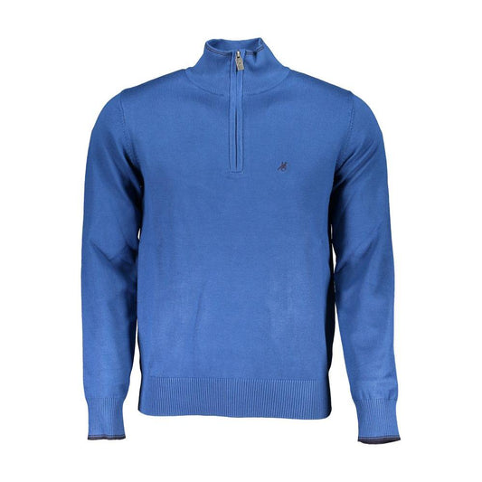 U.S. Grand Polo Blue Nylon Sweater