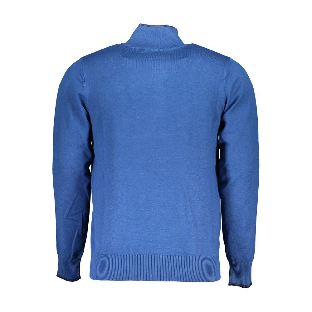 U.S. Grand Polo Blue Nylon Sweater