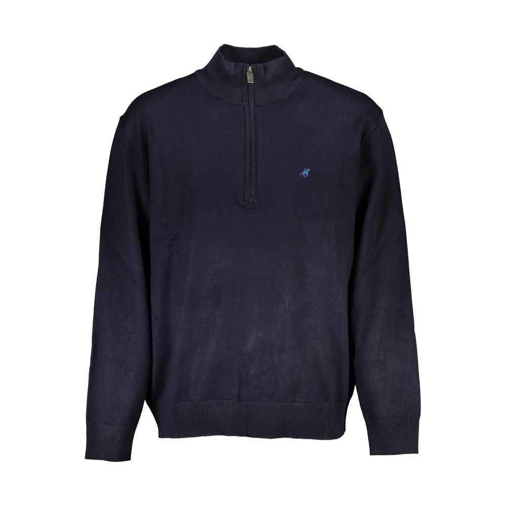 U.S. Grand Polo Blue Nylon Sweater U.S. Grand Polo