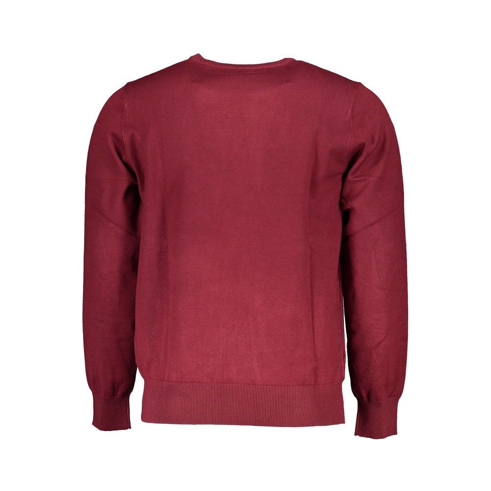 U.S. Grand Polo Red Nylon Sweater