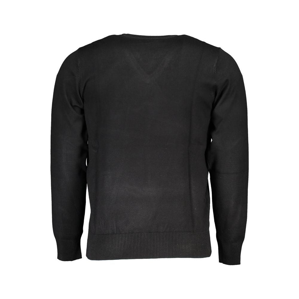 U.S. Grand Polo Black Nylon Sweater