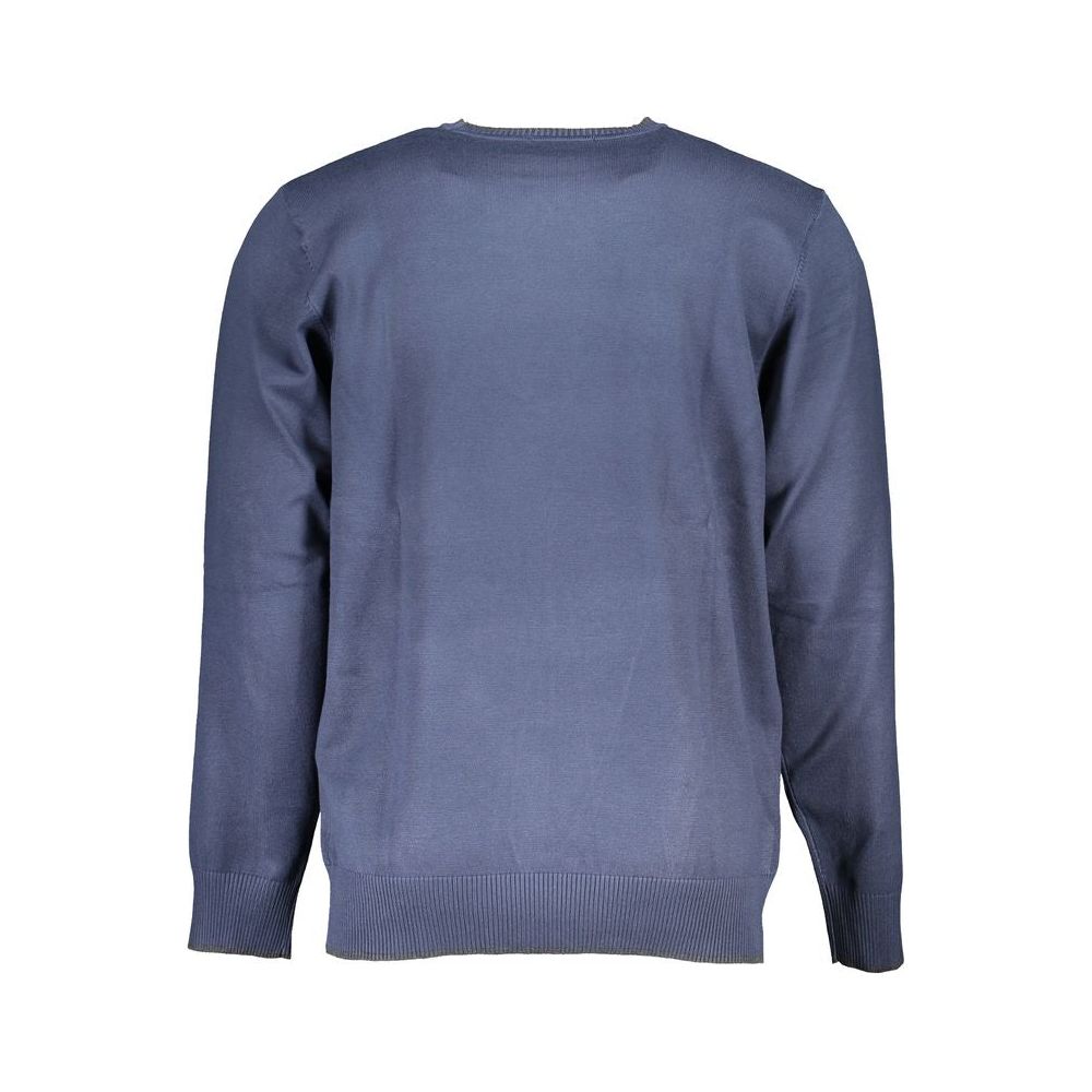 U.S. Grand Polo Blue Nylon Sweater