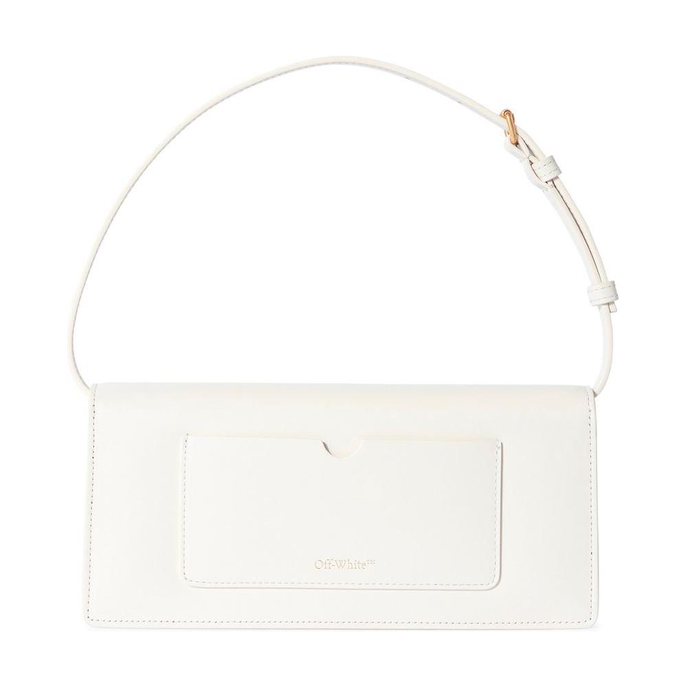 Off-White White Leather Handbag