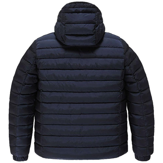 Refrigiwear Blue Nylon Men Jacket Refrigiwear