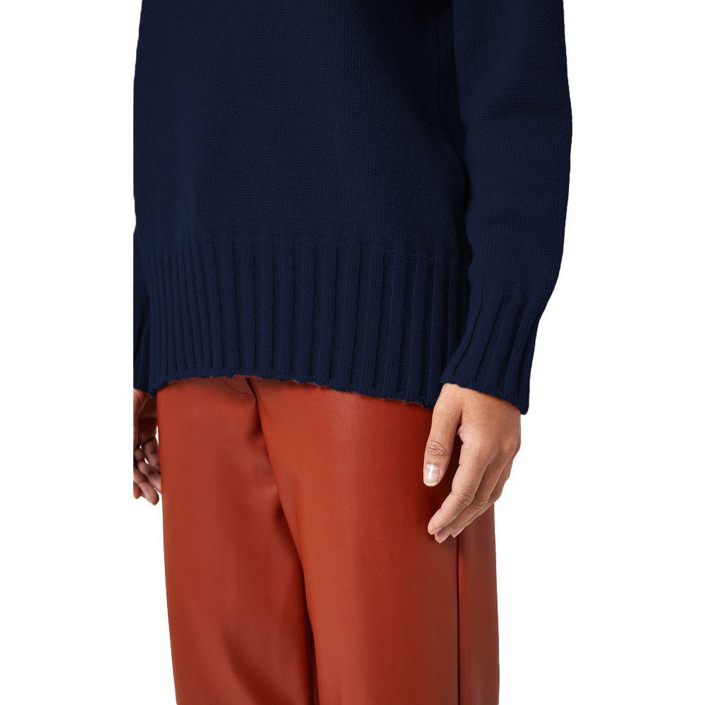 Alpha Studio Blue Cashmere Sweater